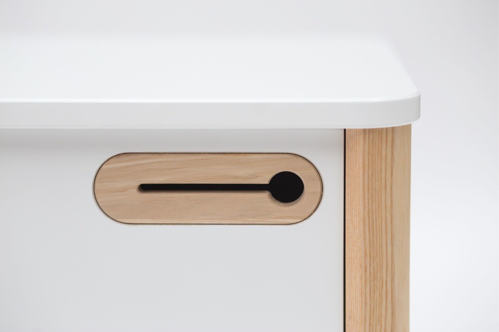 Ashme Bureaukast in Petrolblauw | 42x42x48 cm | FSC100% & FSCMIX gecertificeerd