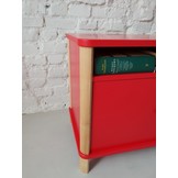 Ashme TV meubel | Rood | 140cm breed | FSC gecertificeerd