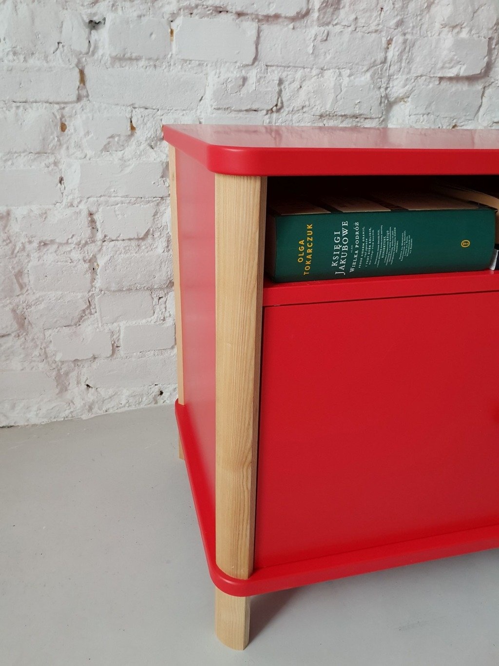 Ashme TV meubel | Rood | 140cm breed | FSC gecertificeerd