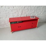 Ashme TV meubel | Rood | 140cm breed | FSC gecertificeerd