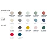 Ashwood schrijftafel Luka, rood gelakt met lade - 65x75x50cm - FSC gecertificeerd