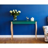 Bijzettafel Liilo: Marineblauw & Wit | 85x35x74 cm | FSC Certificaat