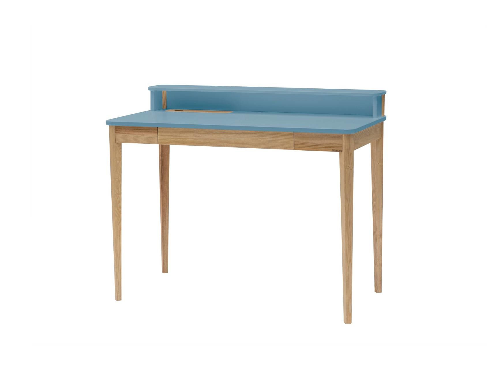 Ashme Schrijftafel - 110 cm breed, zacht blauw, FSC-gecertificeerd.