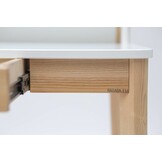 Ashme Schrijftafel - 110 cm breed, zacht blauw, FSC-gecertificeerd.