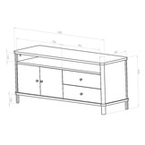 Ashme TV-meubel | Antiek Roze | 140cm breed | FSC-gecertificeerd