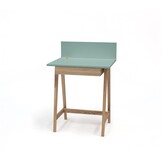 Ashwood Luka schrijftafel - Muntkleurig, 65x75x50 cm, Essenhout poten, FSC100% gecertificeerd