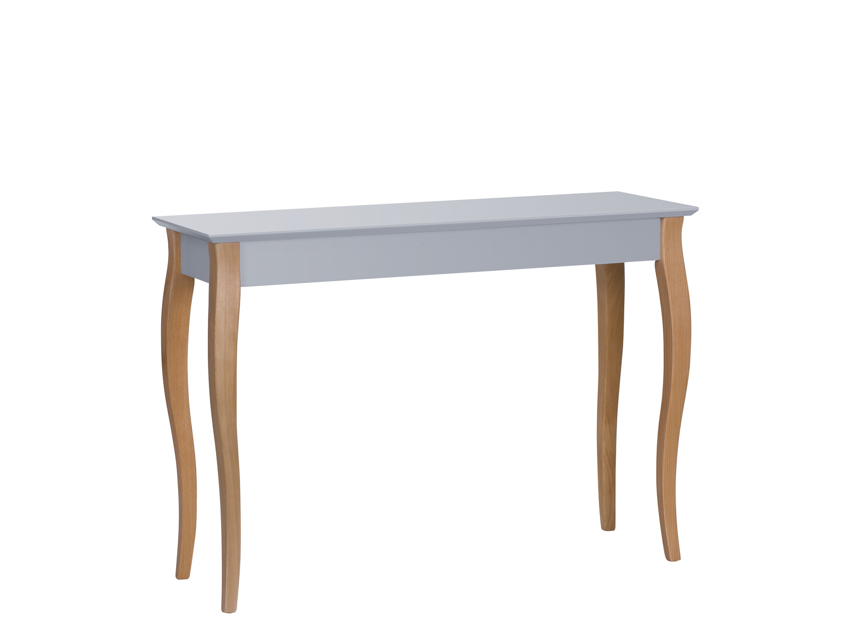 Bijzettafel Lillo in donkergrijs beton met beukenhouten poten | FSC gecertificeerd