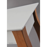 Bijzettafel Lillo in donkergrijs, 65x35x74 cm, FSC-gecertificeerd