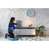 Ashme TV-meubel | 140cm breed | Wit Essenhout & MDF