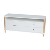 Ashme TV-meubel | 140cm breed | Wit Essenhout & MDF