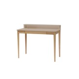 Ashme Schrijftafel | 110cm breed | Bruin Beige | FSC-gecertificeerd | 1 lade