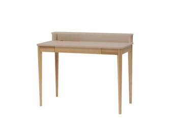 Ashme Schrijftafel | 110cm breed | Bruin Beige | FSC-gecertificeerd | 1 lade