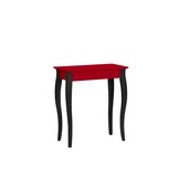 Bijzettafel Liilo - Rood (zuiver rood) - Beukenhout & MDF - FSC gecertificeerd