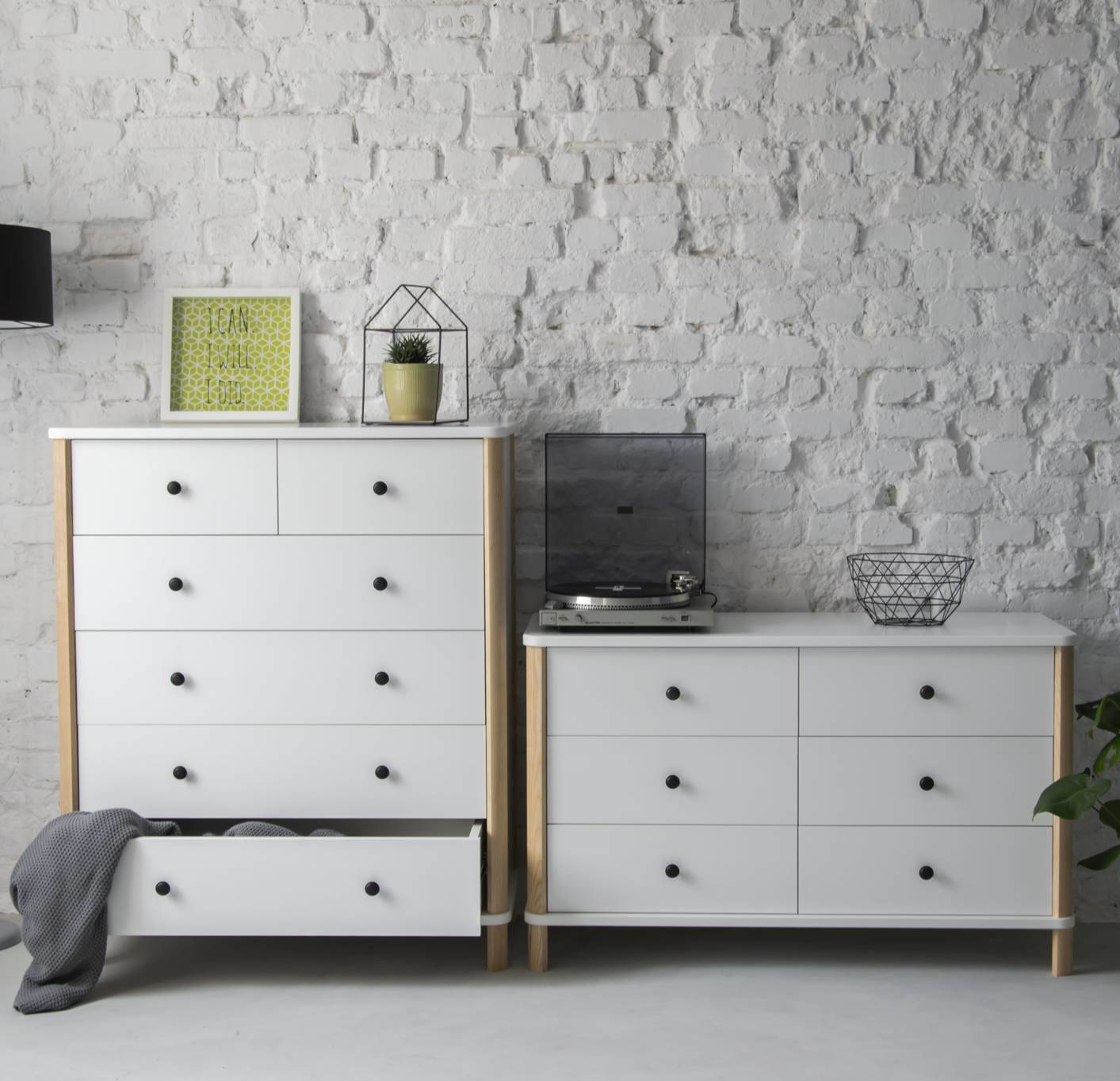 Big Boy Ladekast 113 cm Bruin Beige
