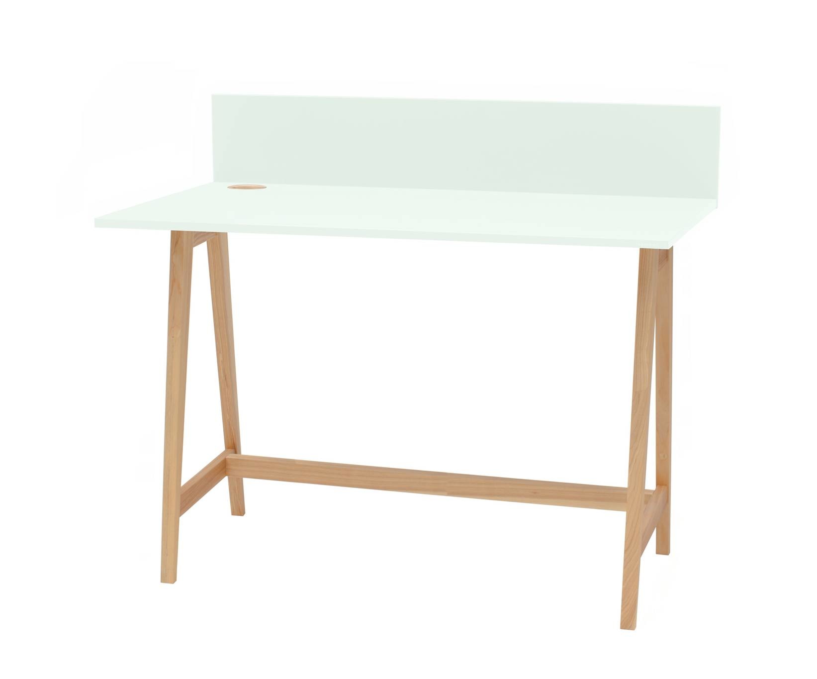 Ashwood Schrijftafel Luka - Essenhout poten - Vluchtige Munt kleur - 110cm Breedte