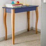 Bijzettafel Liilo: Beukenhout & Grafiet, FSC-gecertificeerd (65x35x74cm)