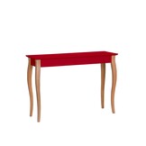 Bijzettafel Liilo in Rood met Beukenhout & MDF | 105x35x74cm | FSC®-gecertificeerd
