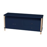 Ashme TV meubel in marineblauw - 140 cm breed met lade-interieur van 60x36x17 cm - FSC gecertificeerd