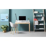 Ashme schrijftafel - Essenhout & MDF - Antiek Roze - FSC gecertificeerd