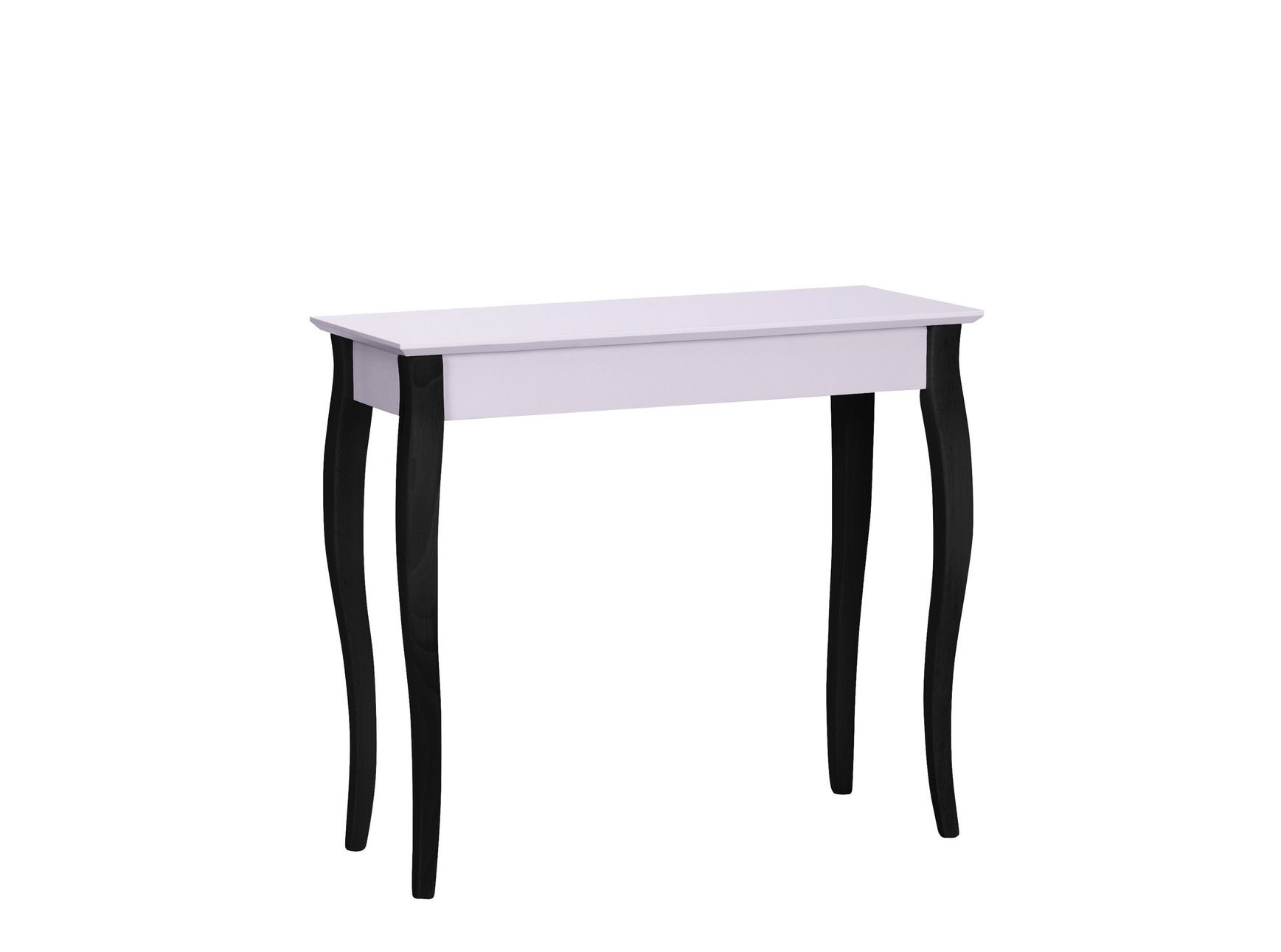 Bijzettafel Liilo | Roze blad | Zwart frame | 85x35x74cm