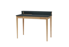 Ashme schrijftafel - Grafietkleurig essenhout en MDF - FSC gecertificeerd - met 1 lade (110x56x75cm)