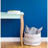 Bijzettafel Lillo, 85x35x74cm, Petrolblauw, Beukenhout poten - FSC gecertificeerd