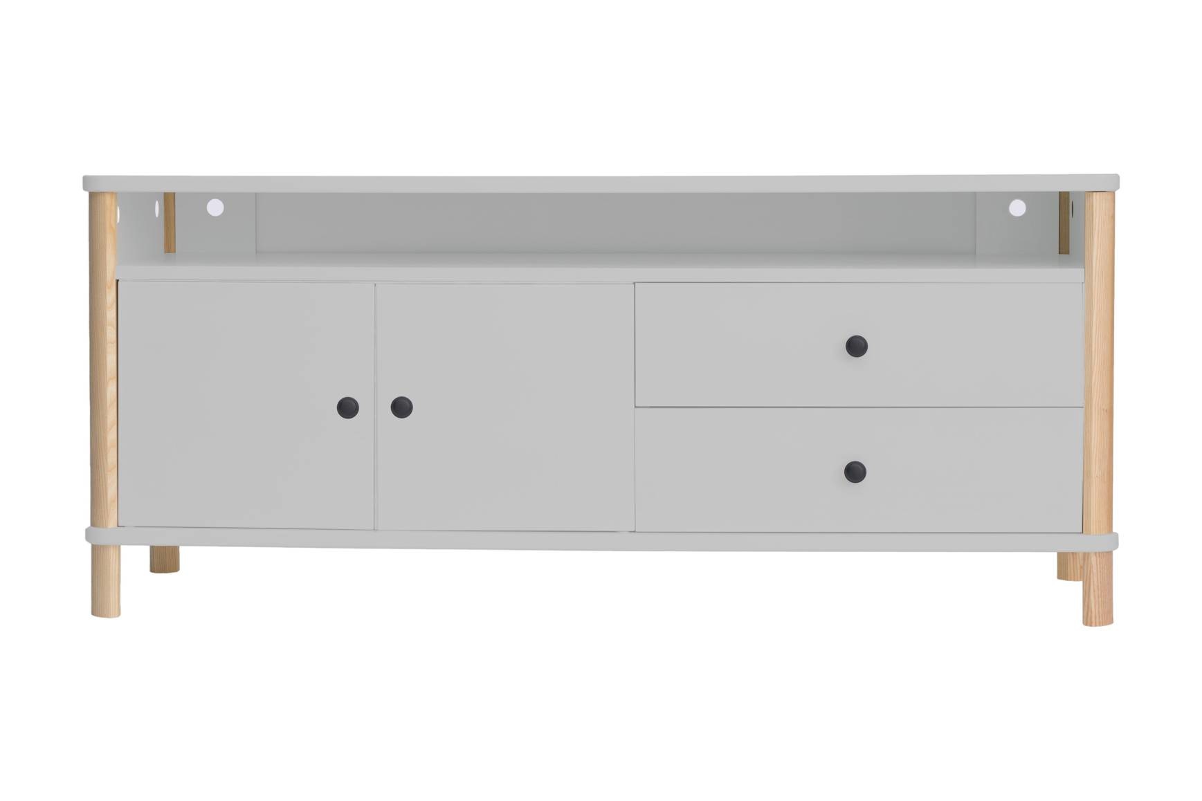 Ashme TV meubel lichtgrijs | 140cm breed | FSC gecertificeerd