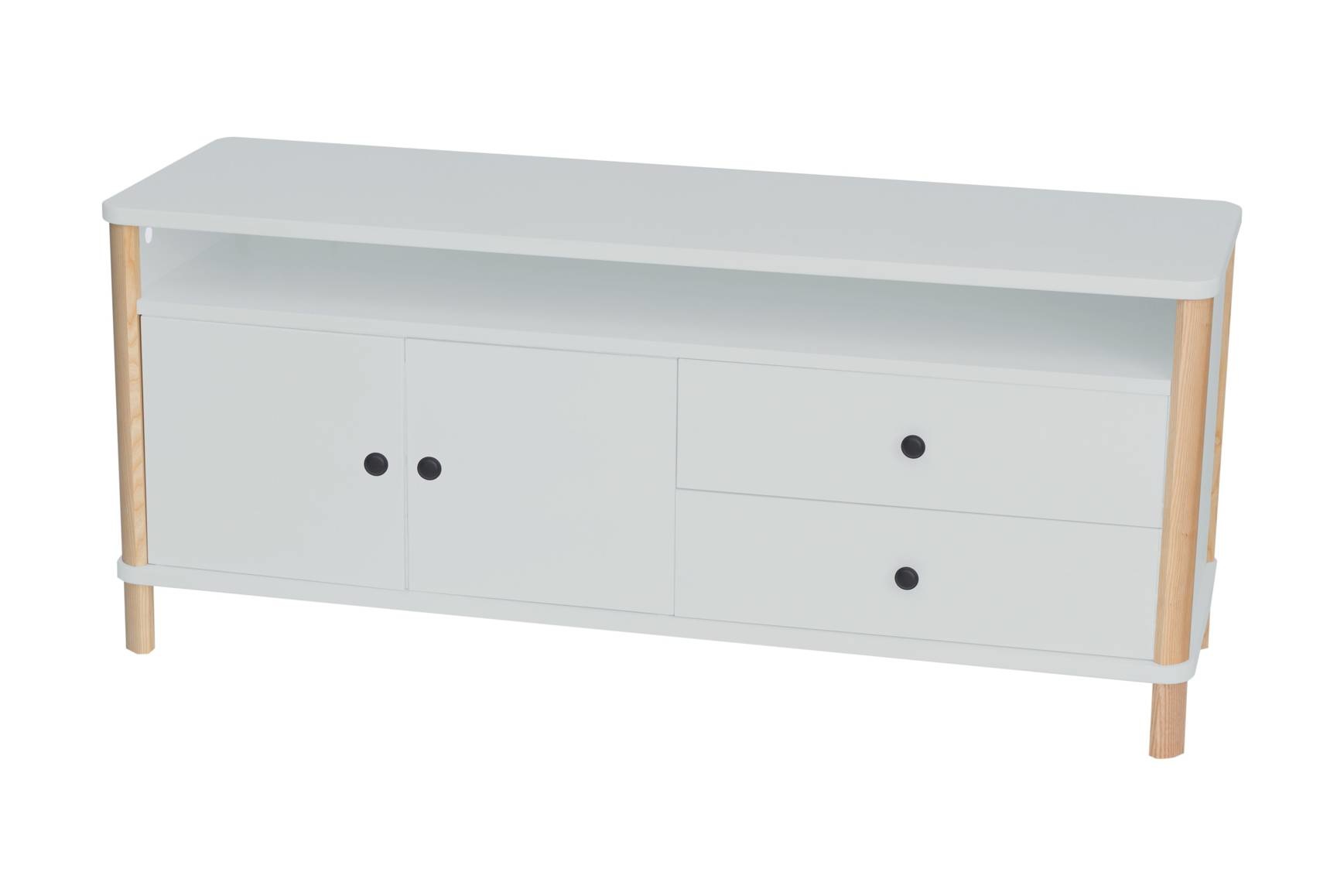 Ashme TV meubel lichtgrijs | 140cm breed | FSC gecertificeerd