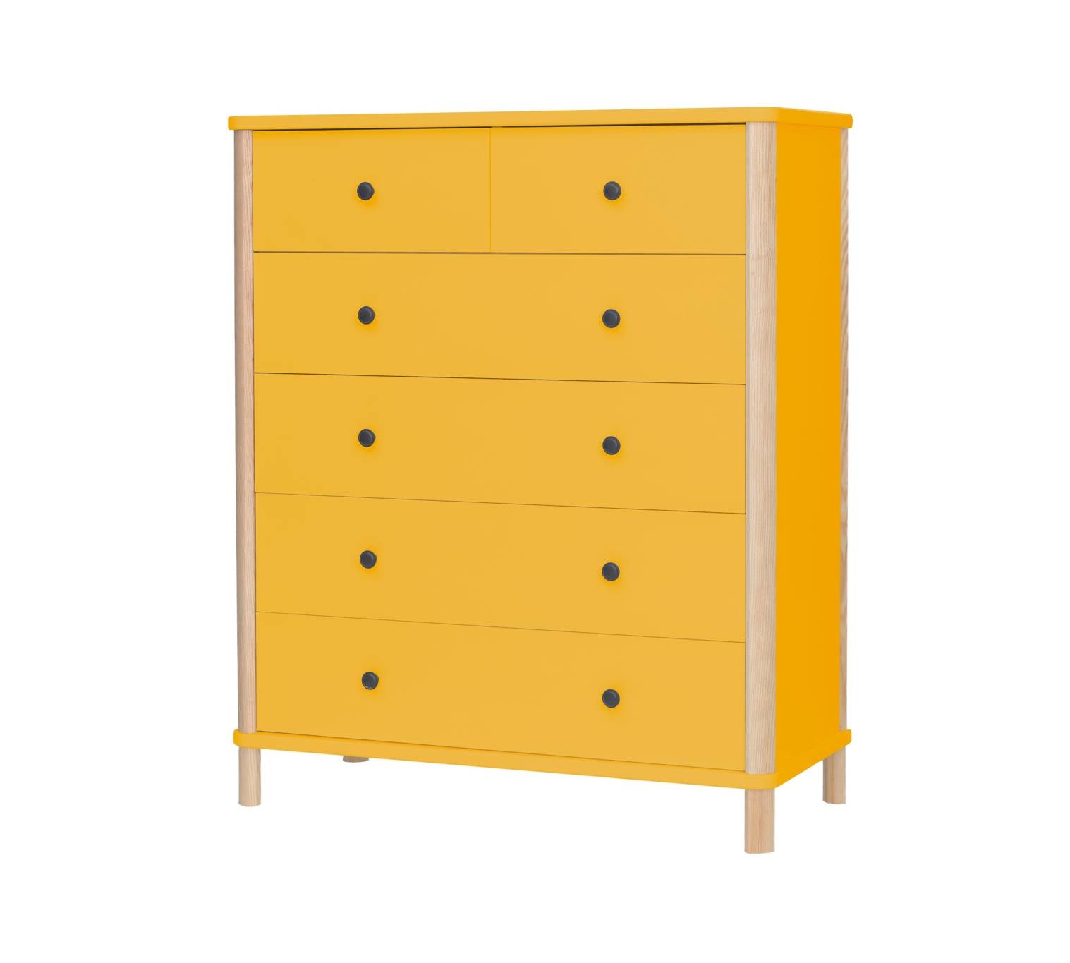 Big Boy Ladekast 113 cm Bezem Geel