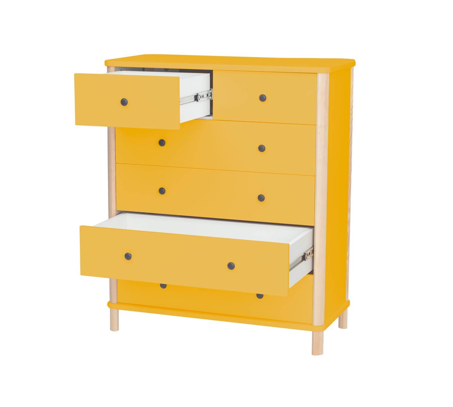 Big Boy Ladekast 113 cm Bezem Geel