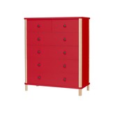 Big Boy Ladekast 113 cm Zuiver Rood