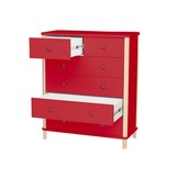Big Boy Ladekast 113 cm Zuiver Rood