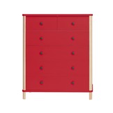 Big Boy Ladekast 113 cm Zuiver Rood