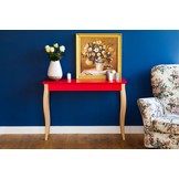 Bijzettafel Liilo - Rood | 65x35x74cm | Beukenhout & MDF | FSC gecertificeerd