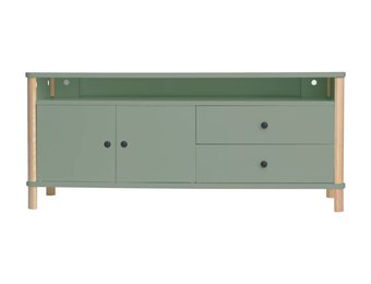 Ashme TV meubel - Saliegroen - 140 x 45 cm - FSC100% & FSCMIX