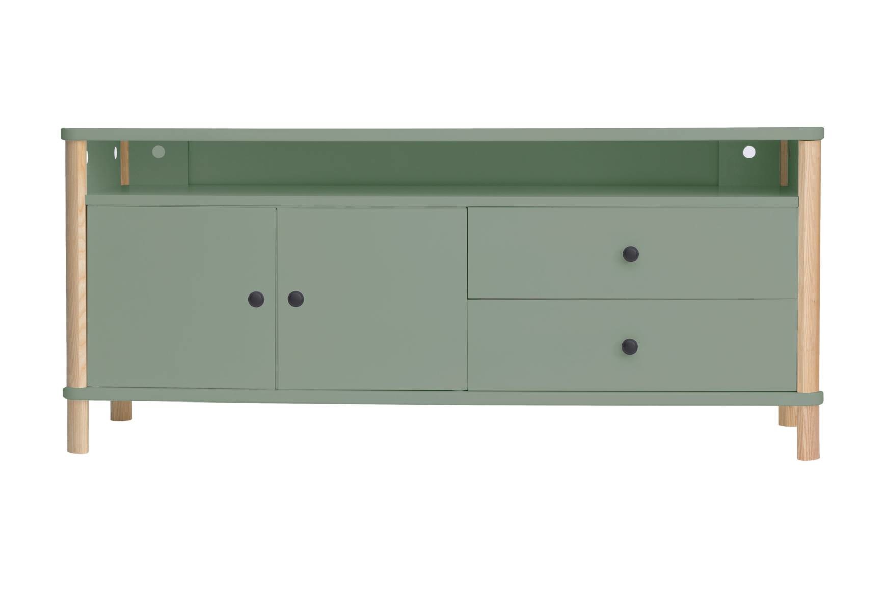 Ashme TV meubel - Saliegroen - 140 x 45 cm - FSC100% & FSCMIX