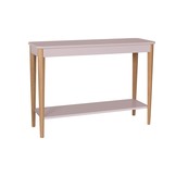 Ashme roze consoletafel | 105x35x74cm | Essenhout | FSC-certificering