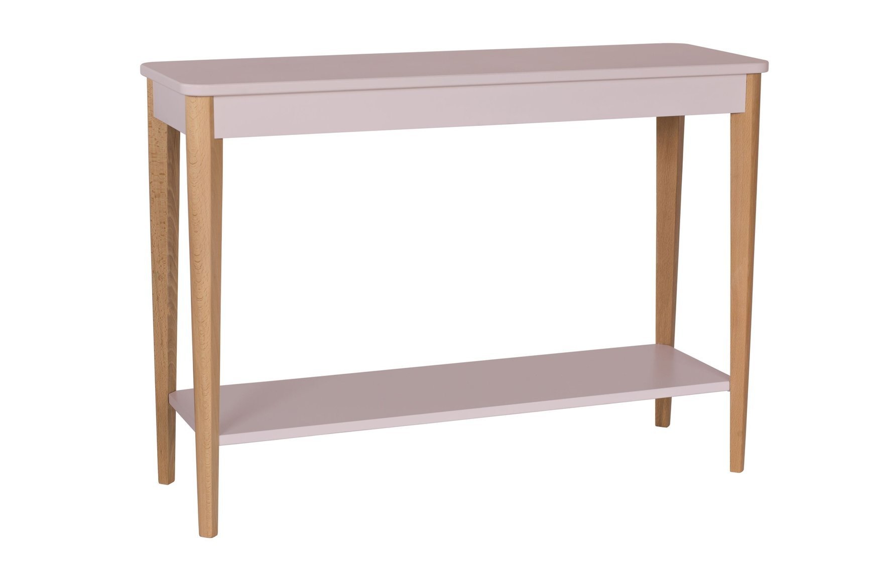 Ashme roze consoletafel | 105x35x74cm | Essenhout | FSC-certificering