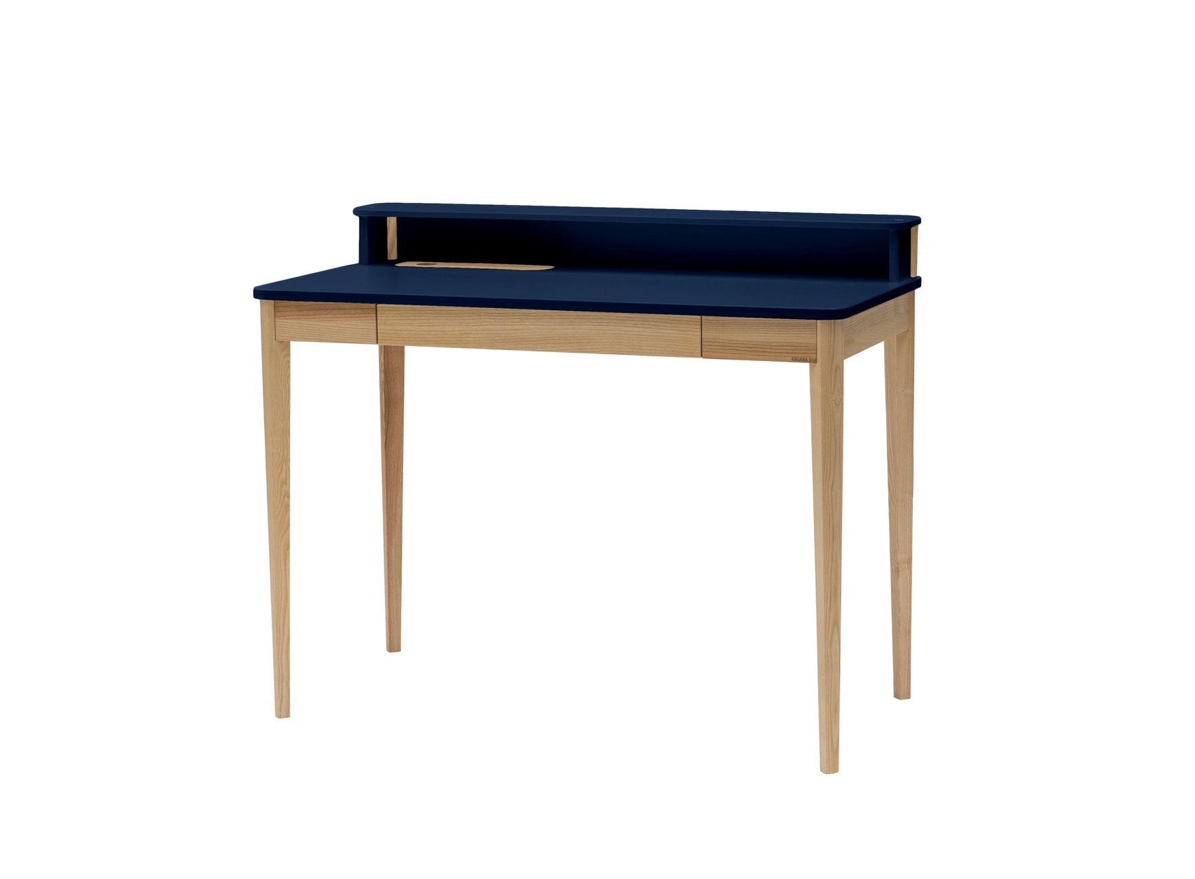 Ashme schrijftafel in marineblauw | 110x56x75 cm | FSC gecertificeerd | 1 lade