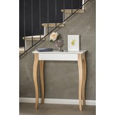 Bijzettafel Liilo - Donkergrijs - FSC gecertificeerd - 65x35x74 cm