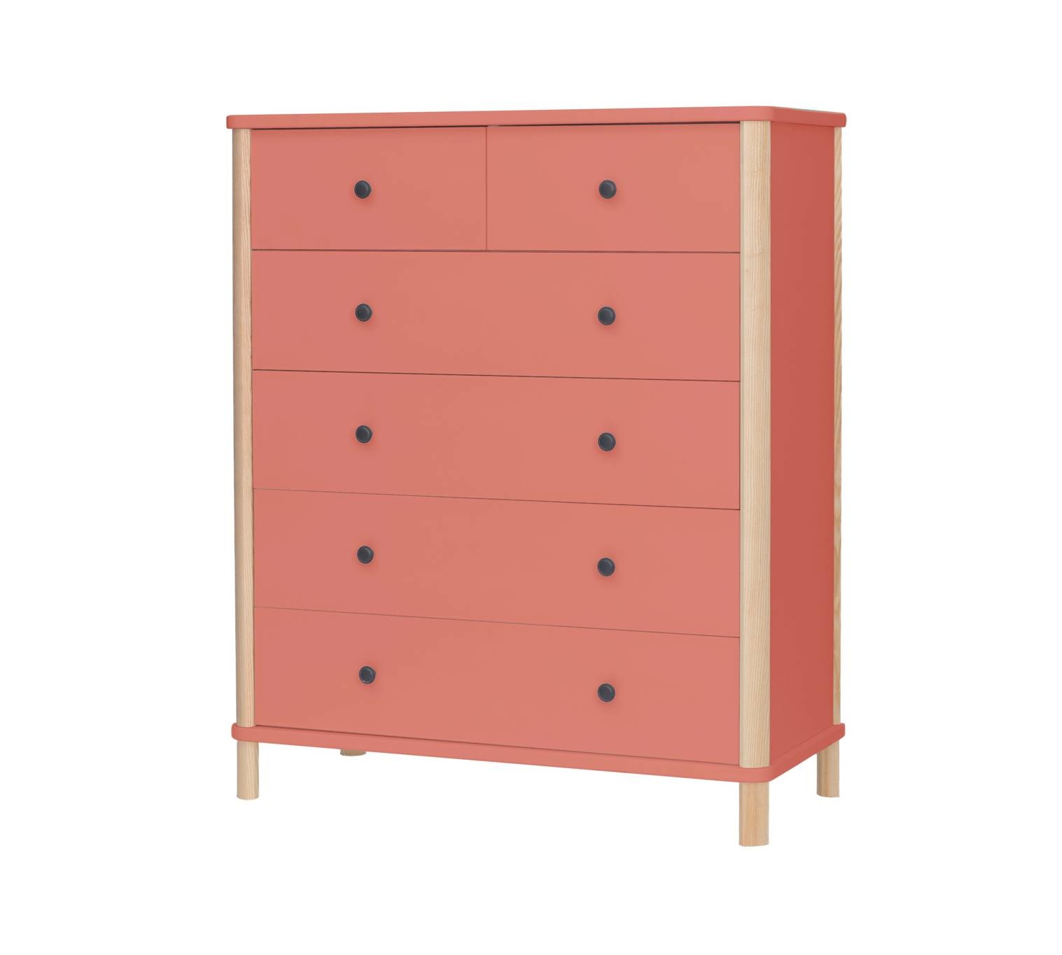 Big Boy Ladekast 113 cm Antiek Roze
