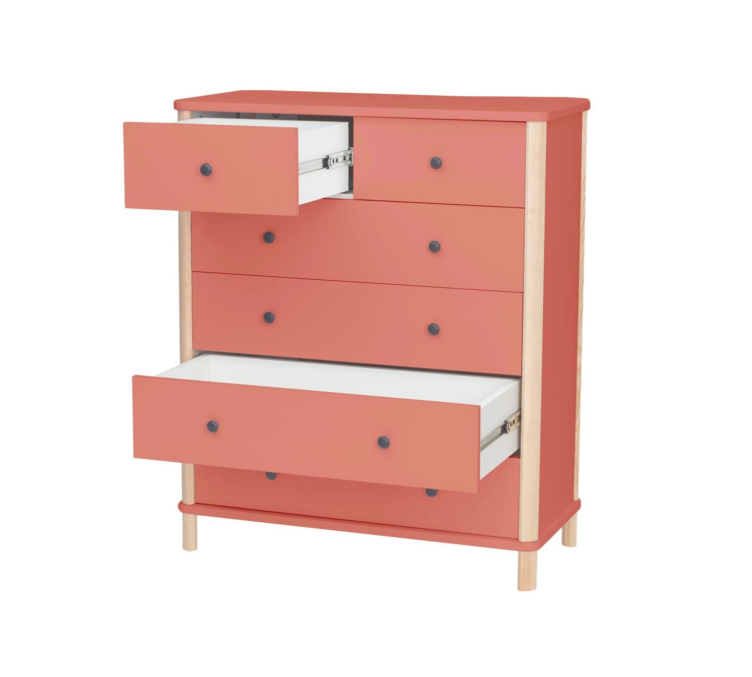 Big Boy Ladekast 113 cm Antiek Roze