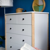 Big Boy Ladekast 113 cm Antiek Roze