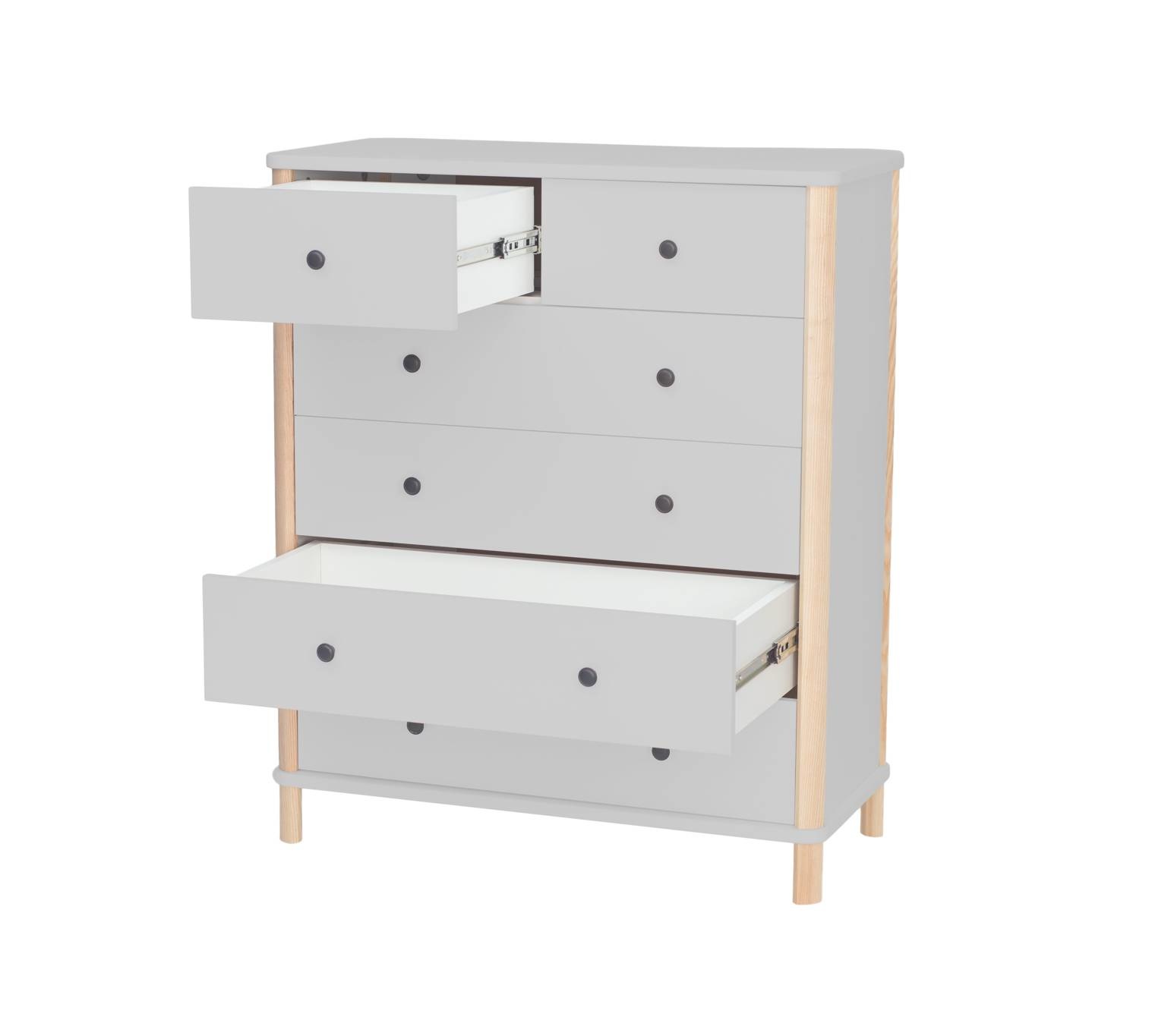 Big Boy Ladekast 113 cm Parelgrijs