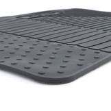 Rubberen vloermatten geschikt voor Hyundai Santa Fe CM 06-12 - Zwart - 4 stuks