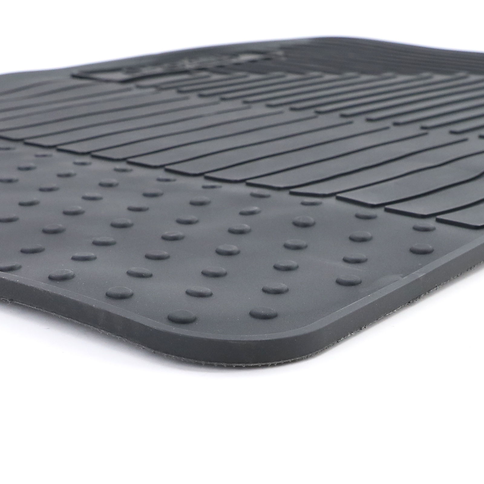 Rubberen vloermatten geschikt voor Hyundai Santa Fe CM 06-12 - Zwart - 4 stuks