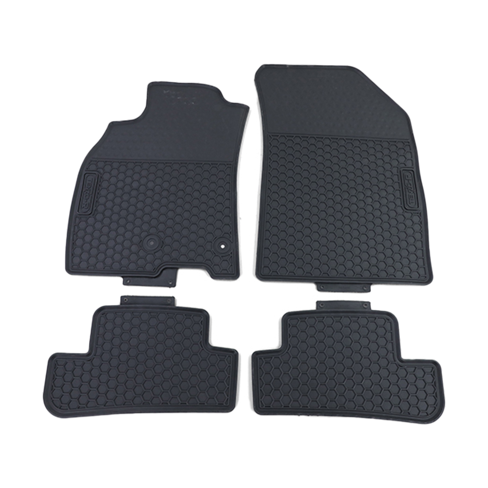 Rubberen Vloermatten - Renault Megane KZ BZ 08+ - Premium Kwaliteit - Zwart