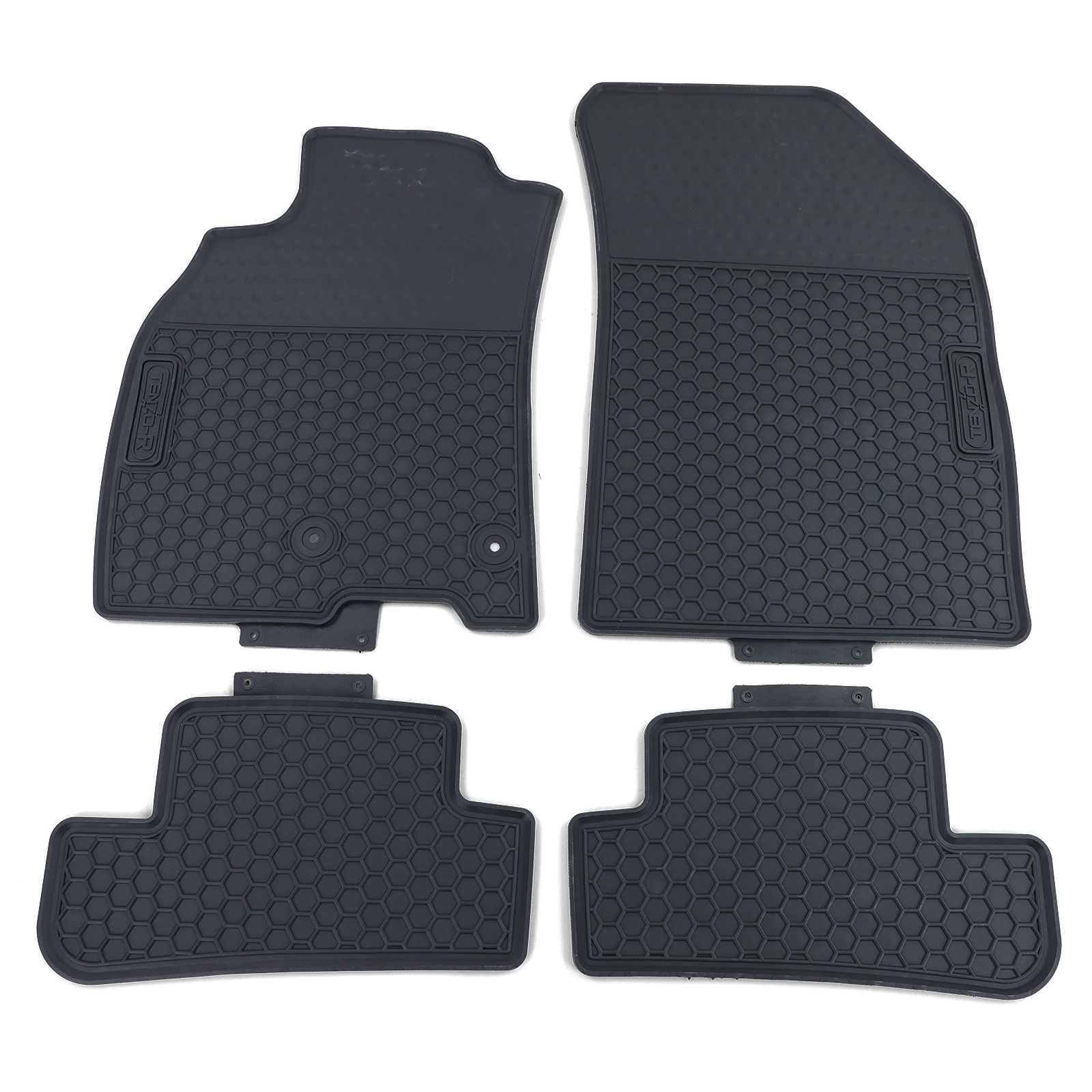Rubberen Vloermatten - Renault Megane KZ BZ 08+ - Premium Kwaliteit - Zwart