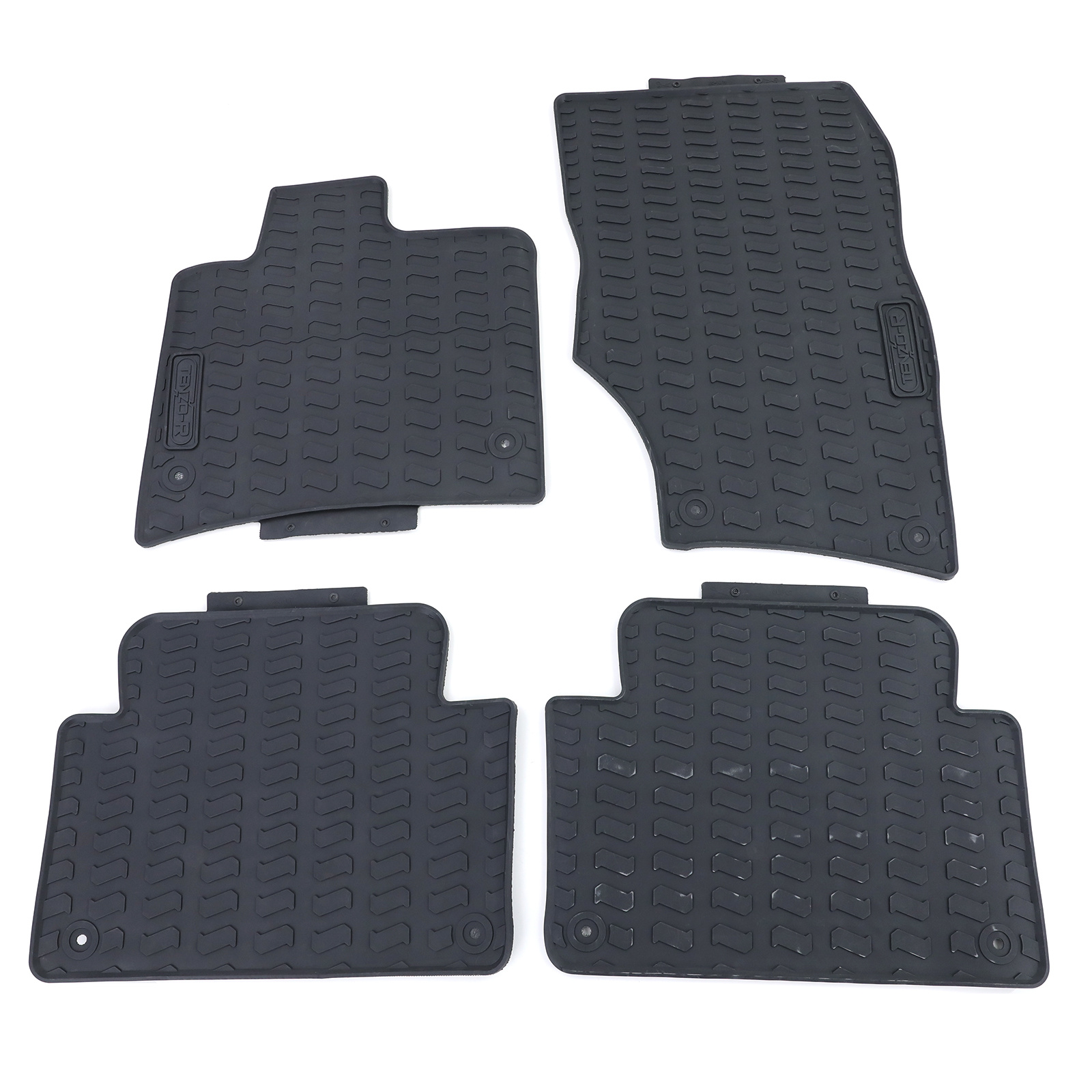 Rubberen vloermatten - Audi Q7 4LB 06-15 - Zwart - 4 stuks