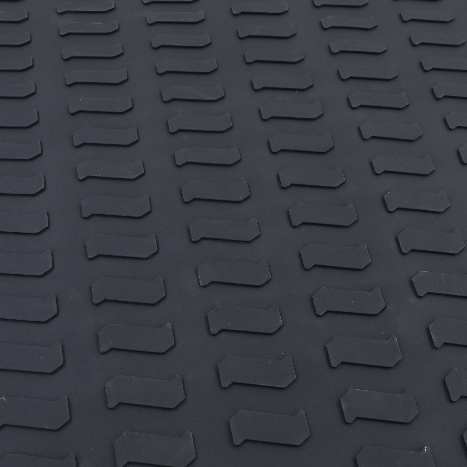 Rubberen vloermatten geschikt voor Audi Q7 4LB 06-15 - Zwart - 4 stuks